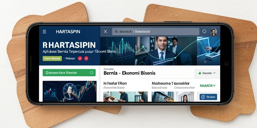 Tampilan antarmuka HARTASPIN yang informatif dan menarik.