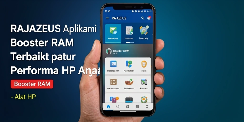 Antarmuka RAJAZEUS yang intuitif untuk optimasi RAM.